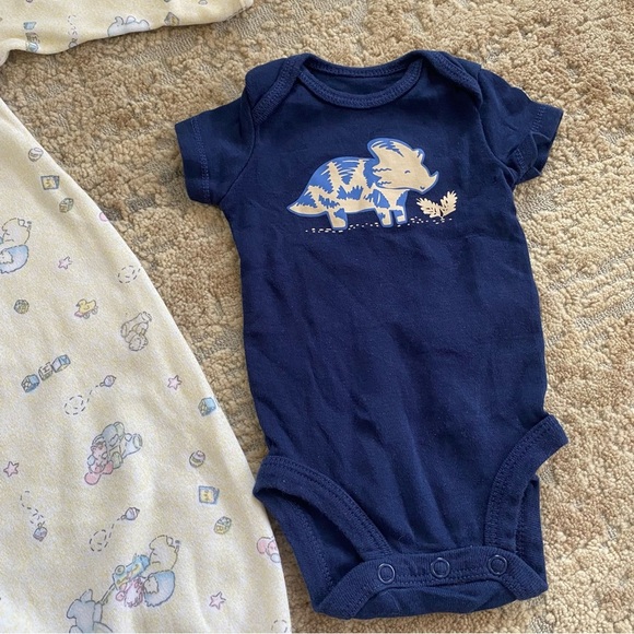 New Born Bundle of Onesies and Sleep Sack Cotton Snap Closure - Picture 3 of 8